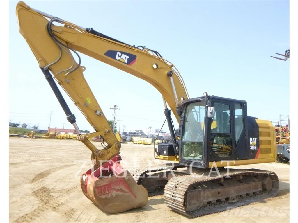 CAT 316E Pásové rýpadlá