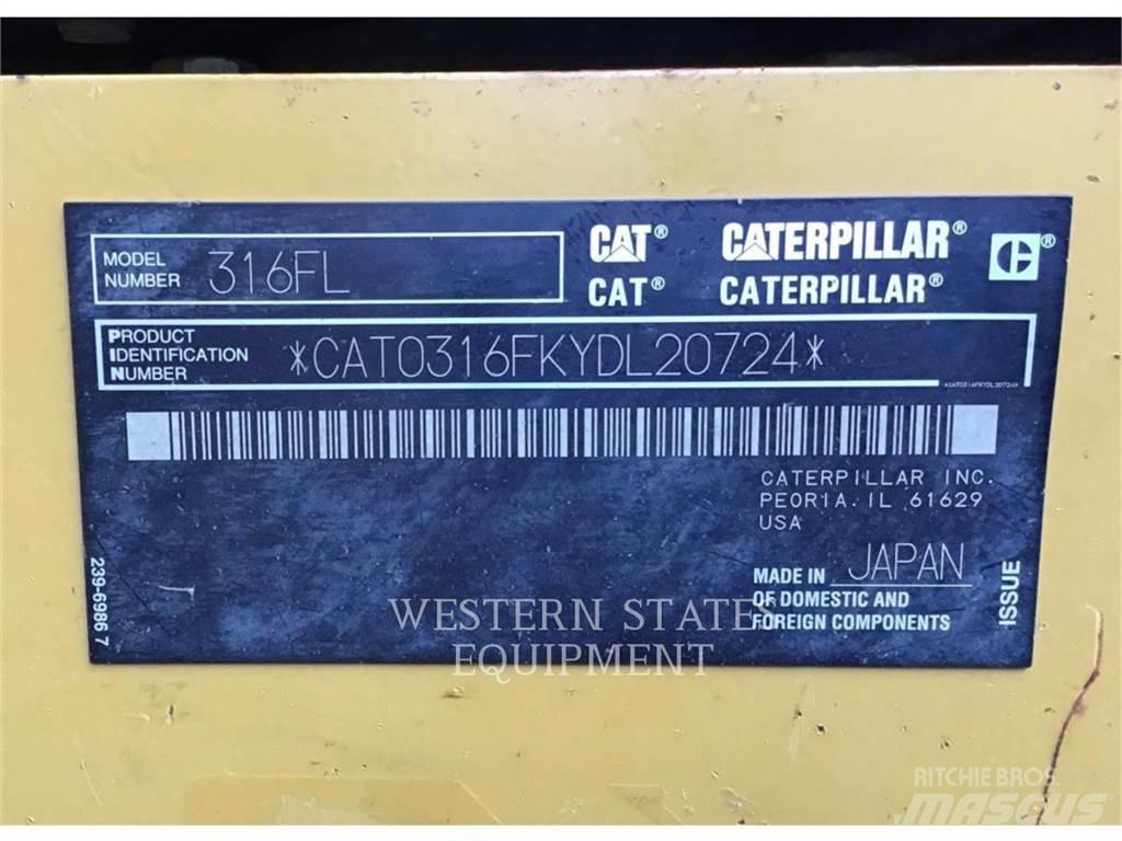 CAT 316F Pásové rýpadlá