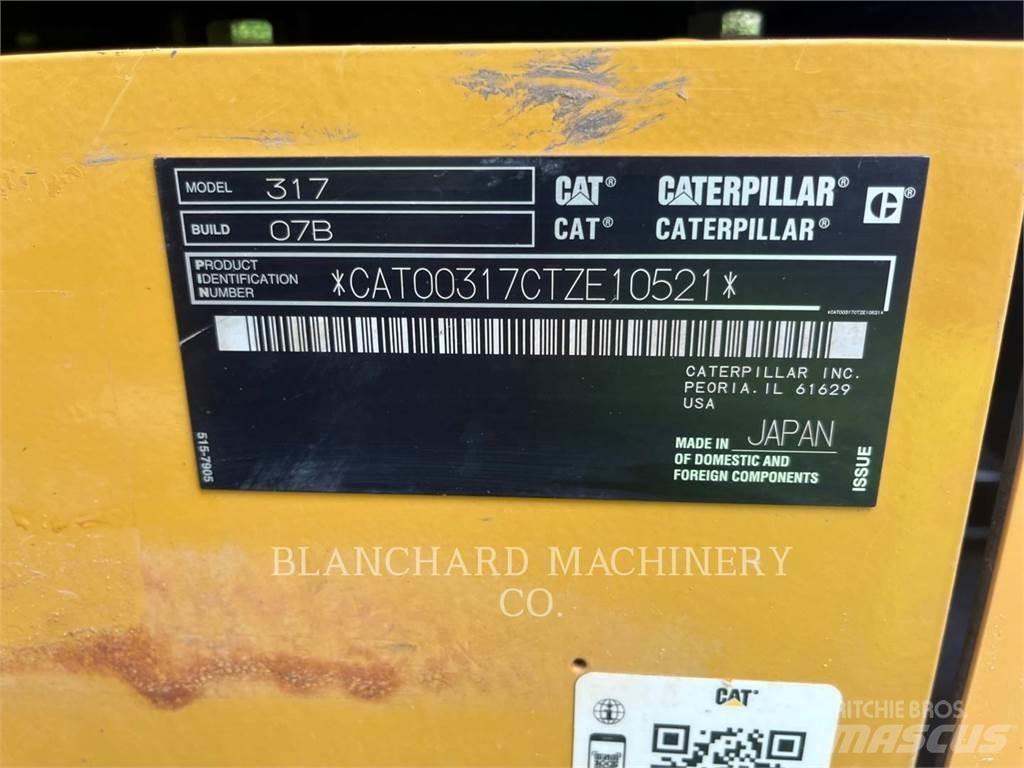 CAT 317 Pásové rýpadlá