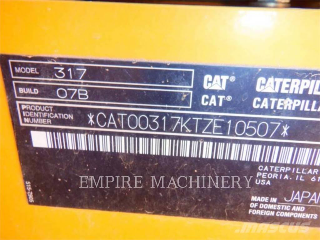 CAT 317-07 Pásové rýpadlá