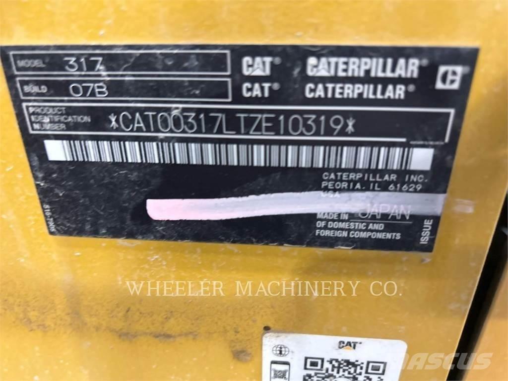 CAT 317 CF Pásové rýpadlá