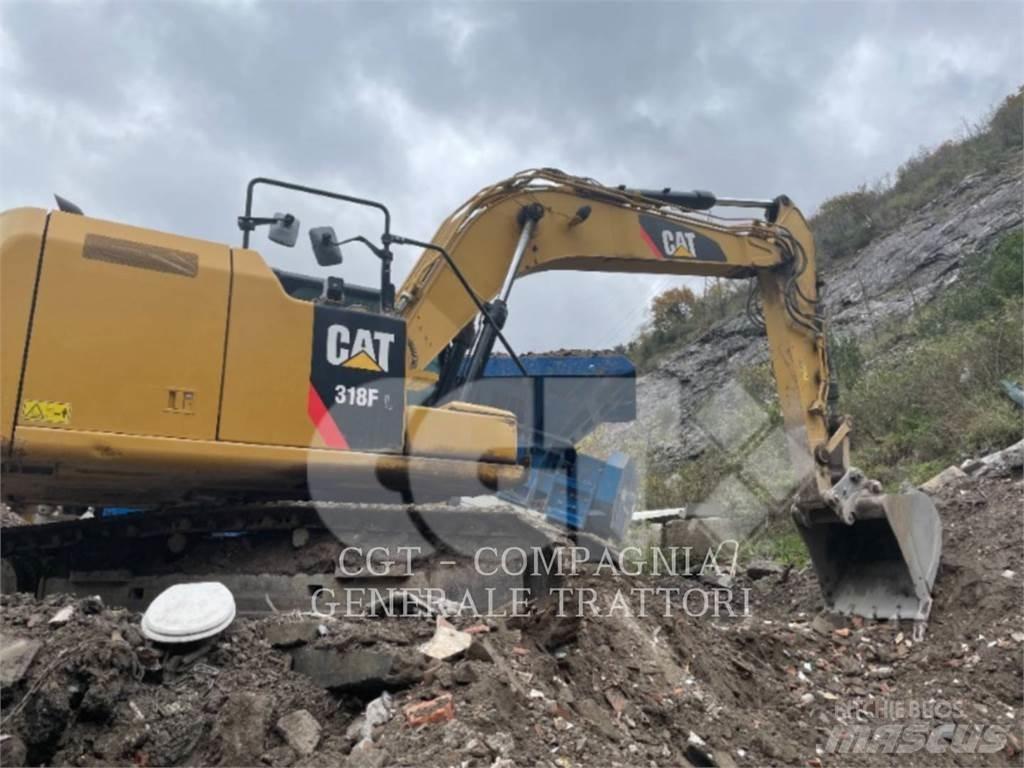 CAT 318F Pásové rýpadlá