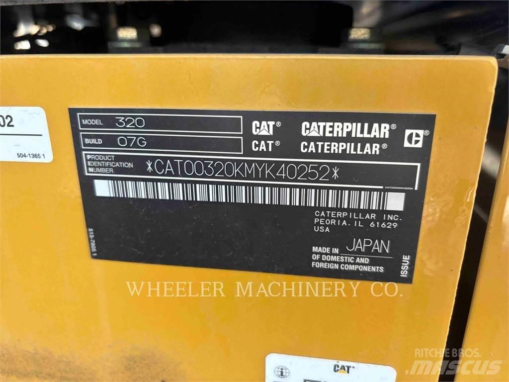 CAT 320 Pásové rýpadlá