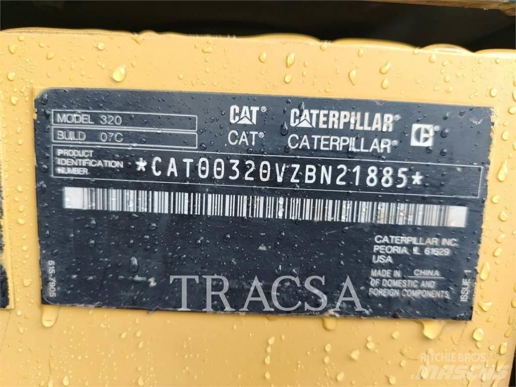 CAT 320 Pásové rýpadlá