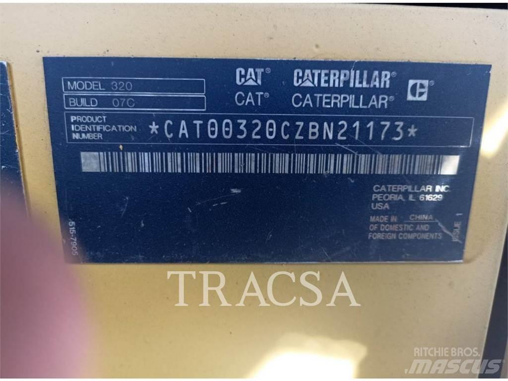 CAT 320 Pásové rýpadlá