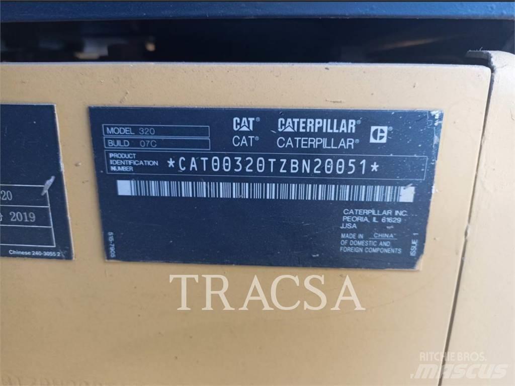 CAT 320 Pásové rýpadlá