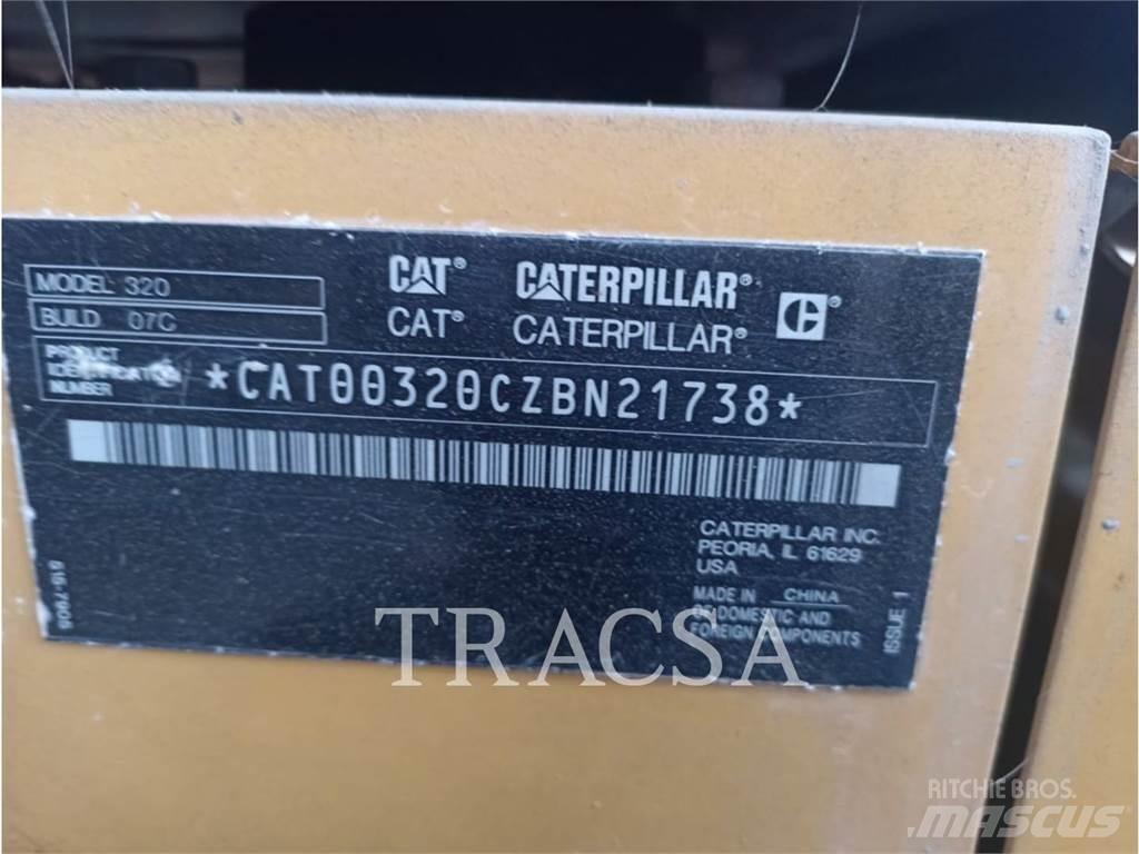 CAT 320 Pásové rýpadlá