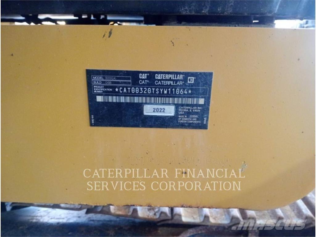 CAT 320-05GX Pásové rýpadlá