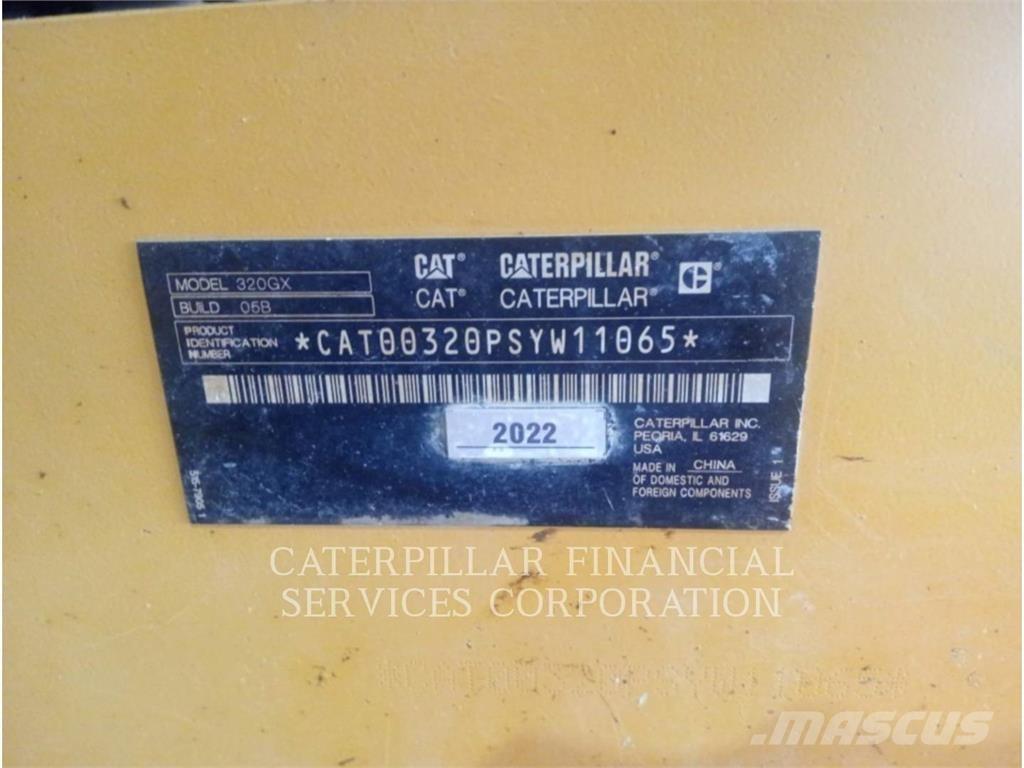 CAT 320-05GX Pásové rýpadlá