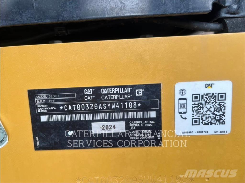 CAT 320-05GX Pásové rýpadlá