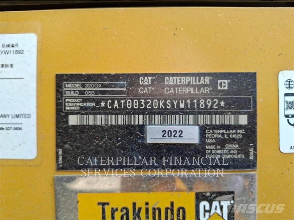 CAT 320-05GX Pásové rýpadlá