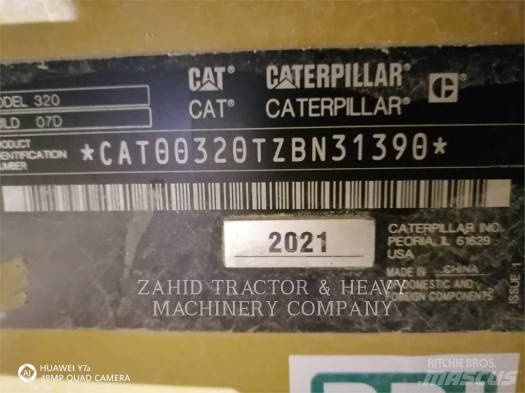 CAT 320-07 Pásové rýpadlá