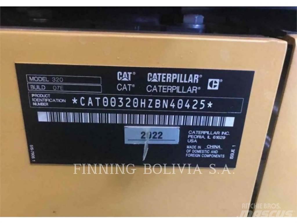 CAT 320-07 Pásové rýpadlá