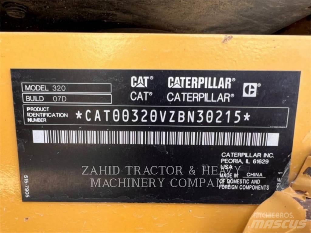 CAT 320-07 Pásové rýpadlá