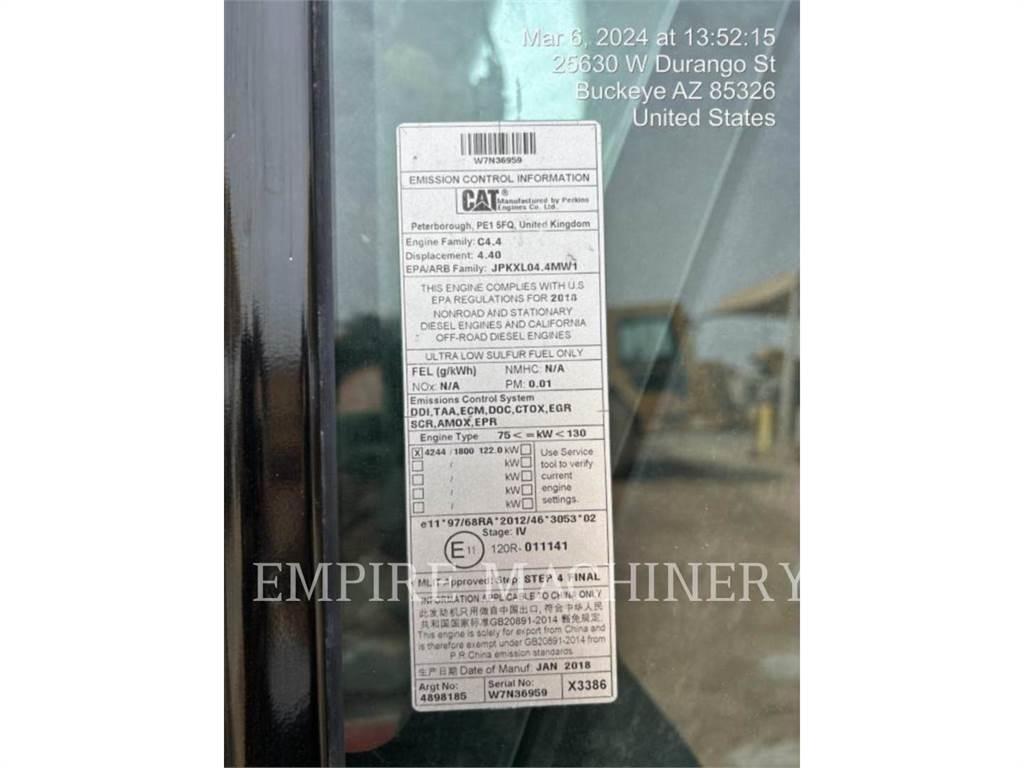 CAT 320-07 P Pásové rýpadlá