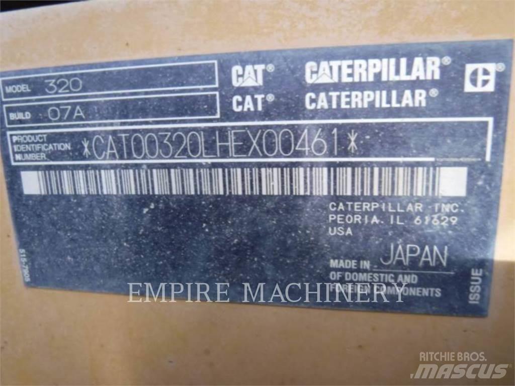 CAT 320-07 P Pásové rýpadlá