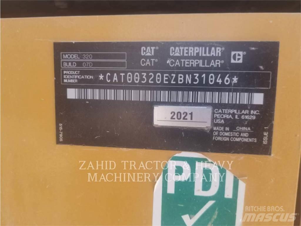 CAT 320-07D Pásové rýpadlá