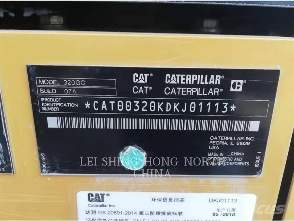 CAT 320-07GC Pásové rýpadlá