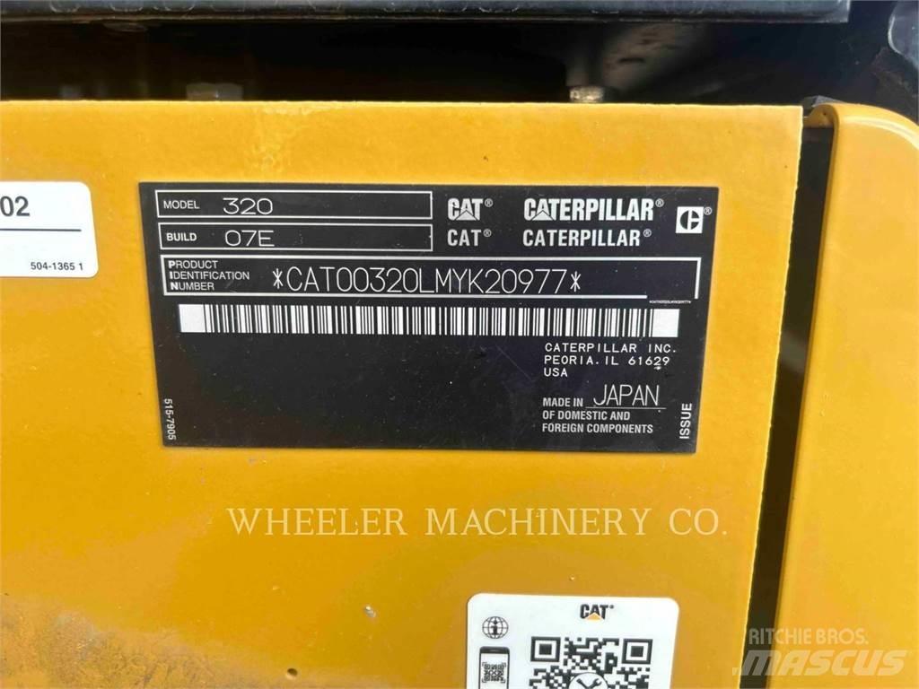 CAT 320 CF Pásové rýpadlá