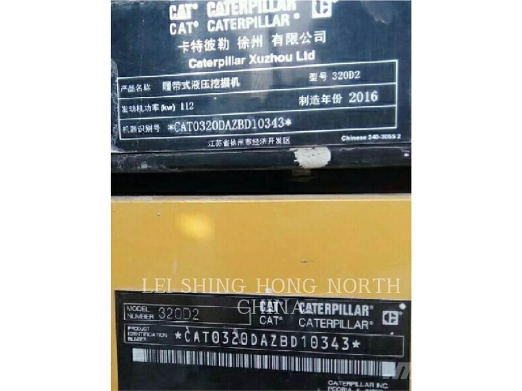 CAT 320D2 Pásové rýpadlá
