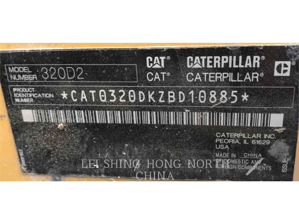CAT 320D2 Pásové rýpadlá