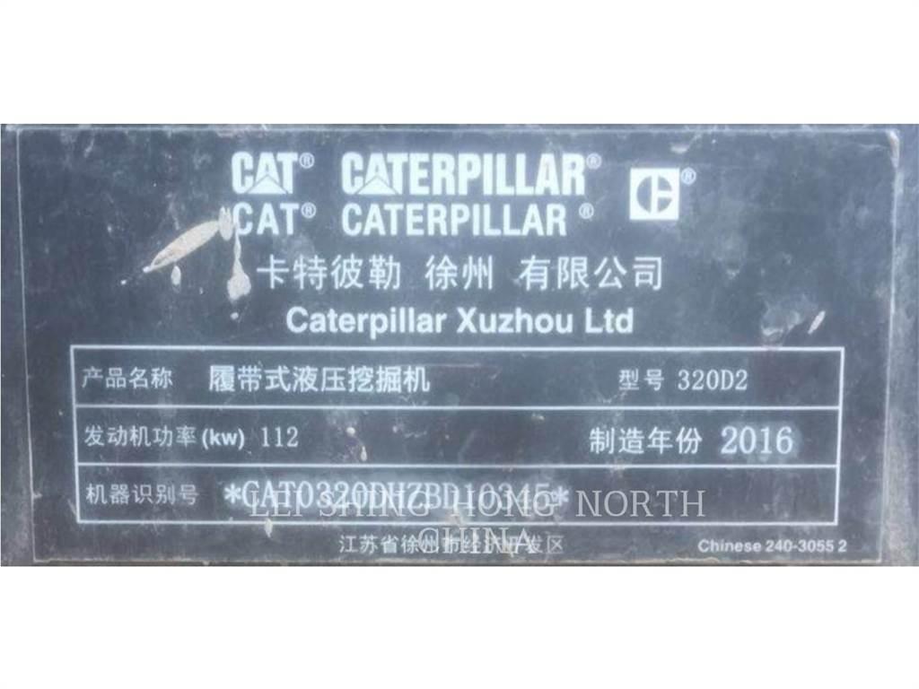 CAT 320D2 Pásové rýpadlá