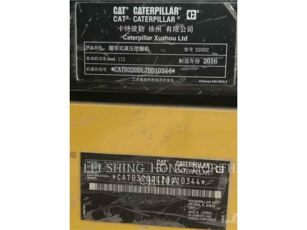 CAT 320D2 Pásové rýpadlá