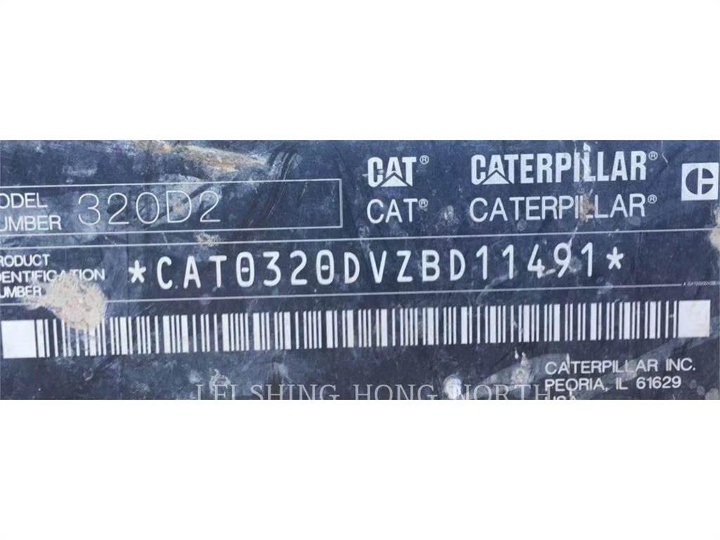 CAT 320D2 Pásové rýpadlá