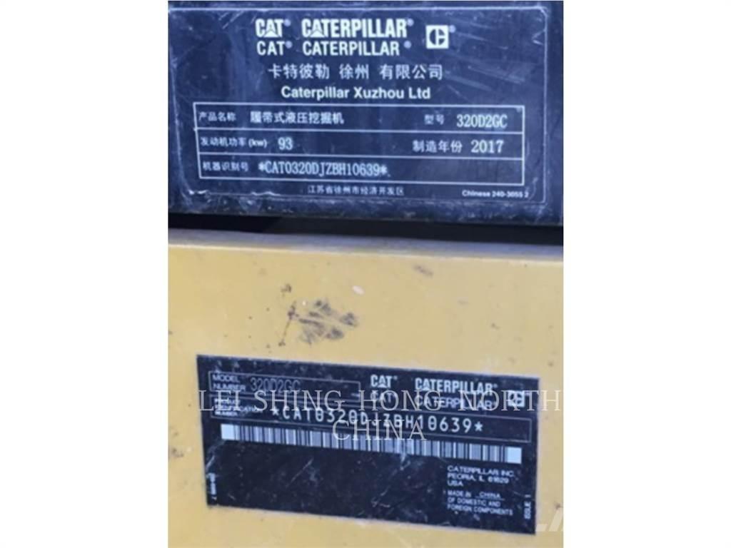 CAT 320D2GC Pásové rýpadlá