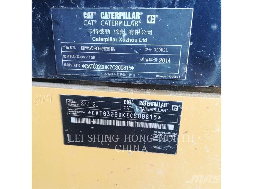 CAT 320D2L Pásové rýpadlá