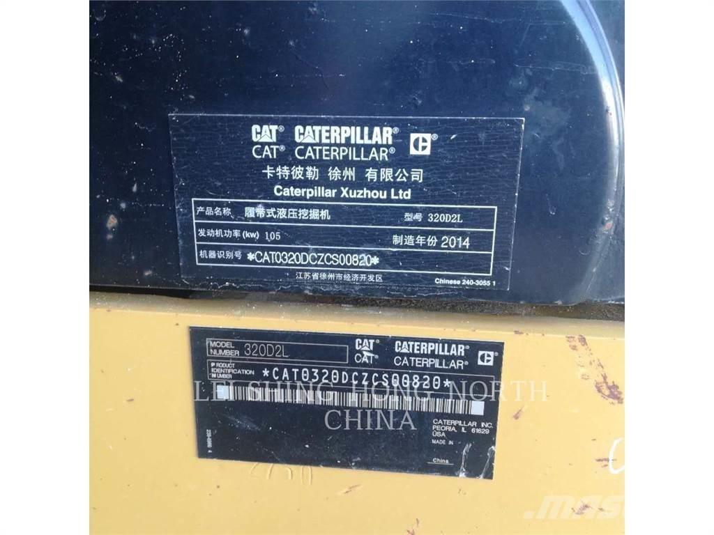 CAT 320D2L Pásové rýpadlá