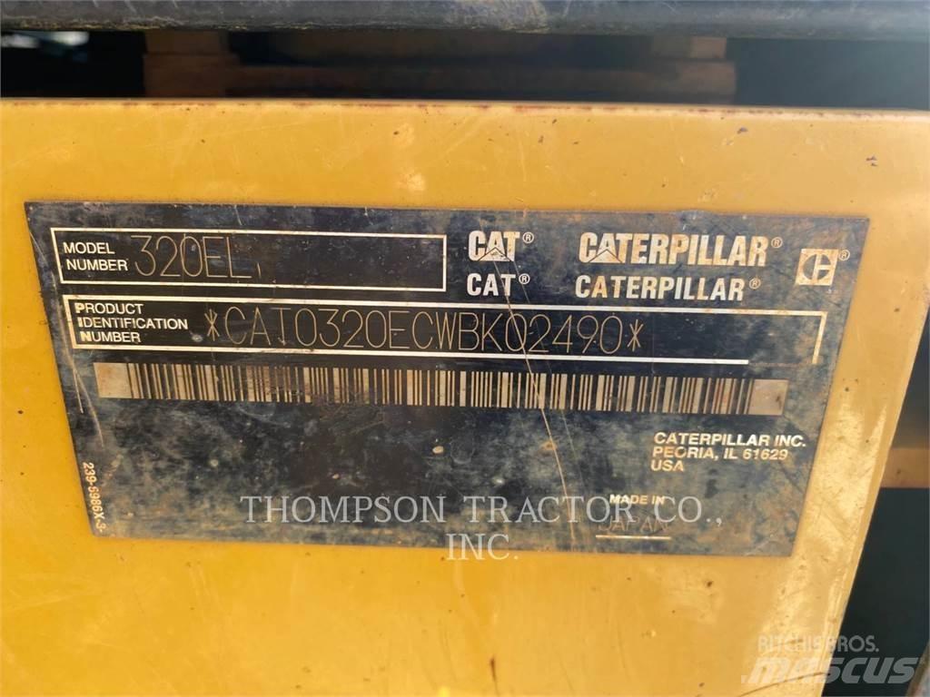 CAT 320EL Pásové rýpadlá