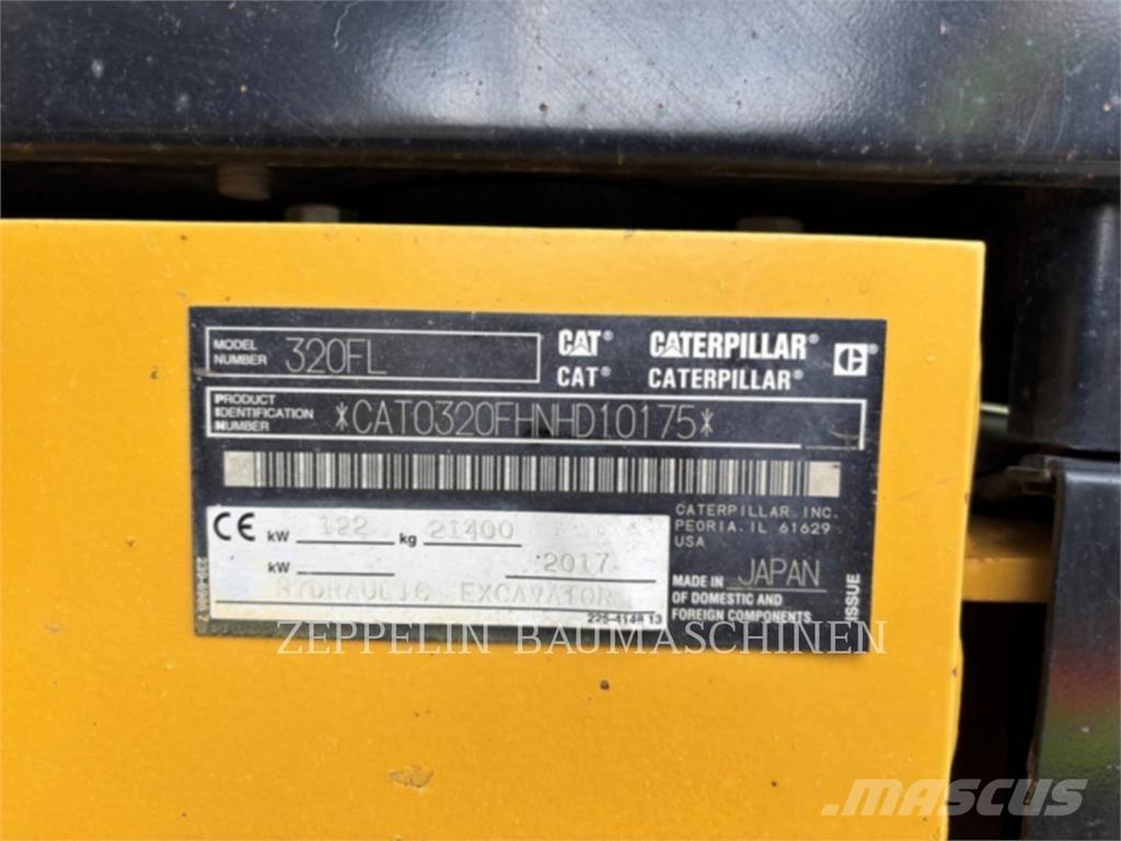 CAT 320FL Pásové rýpadlá