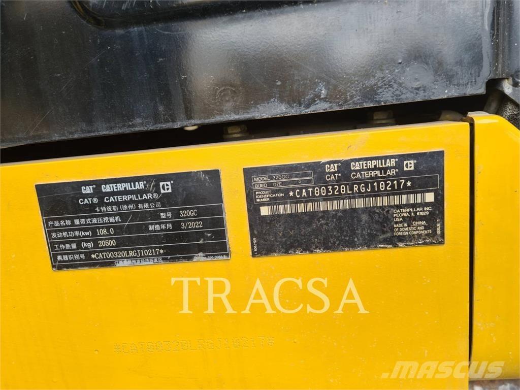 CAT 320GC Pásové rýpadlá