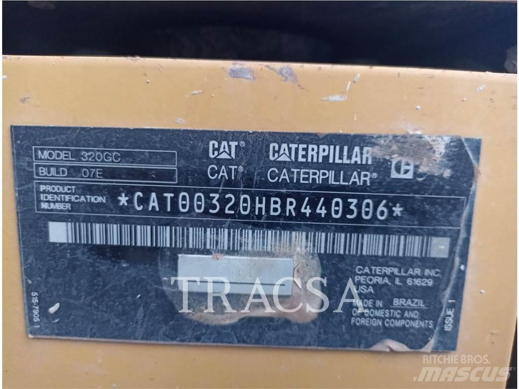 CAT 320GC Pásové rýpadlá