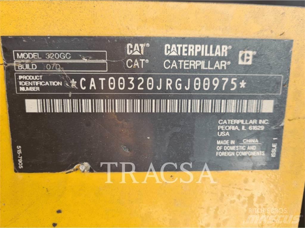 CAT 320GC Pásové rýpadlá