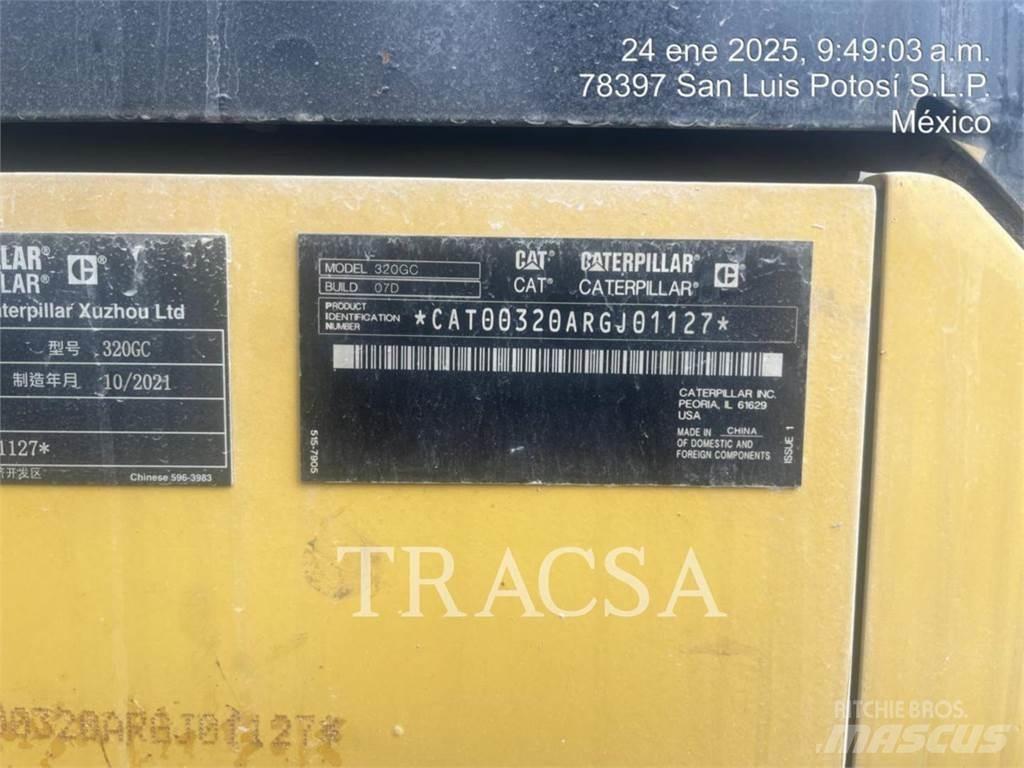 CAT 320GC Pásové rýpadlá