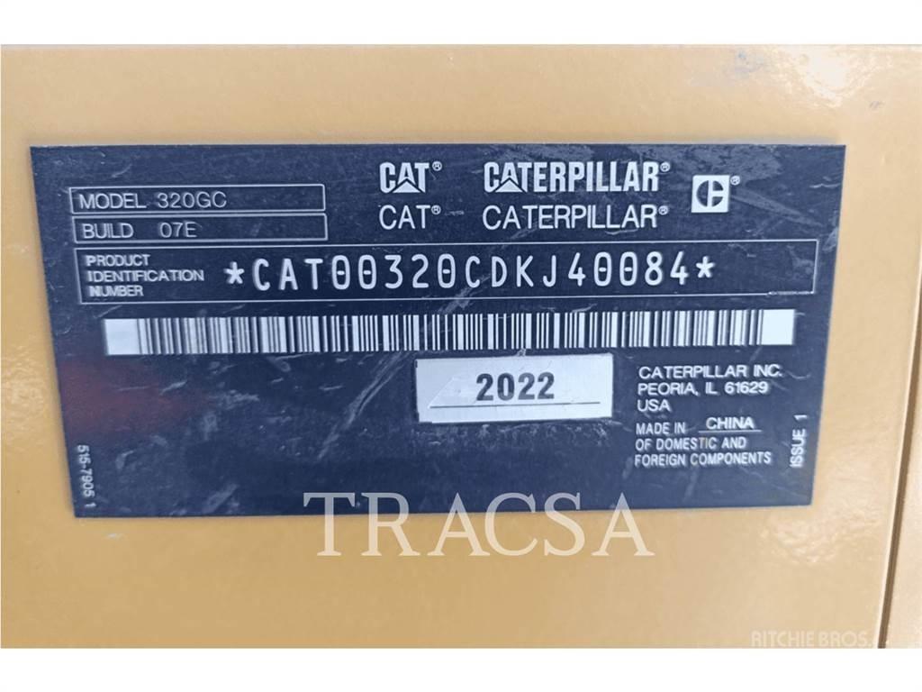CAT 320GC Pásové rýpadlá