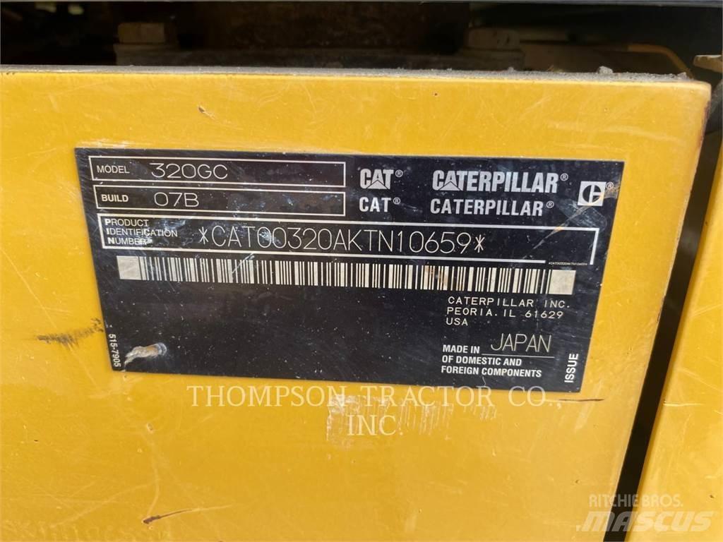 CAT 320GC Pásové rýpadlá