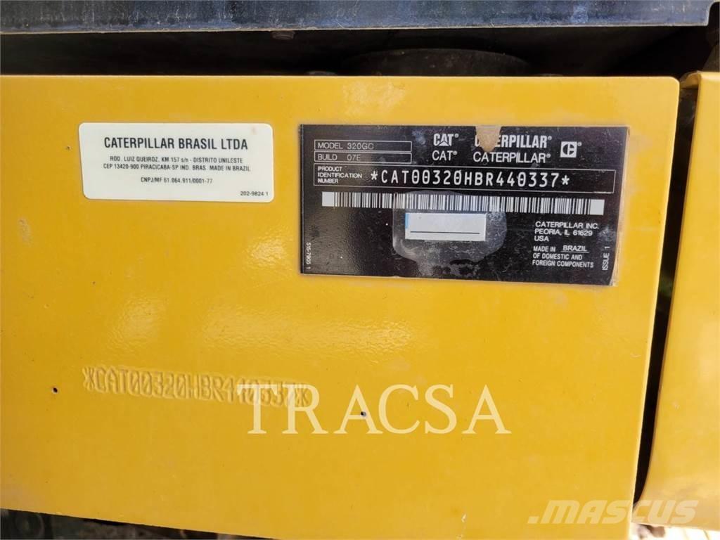 CAT 320GC Pásové rýpadlá