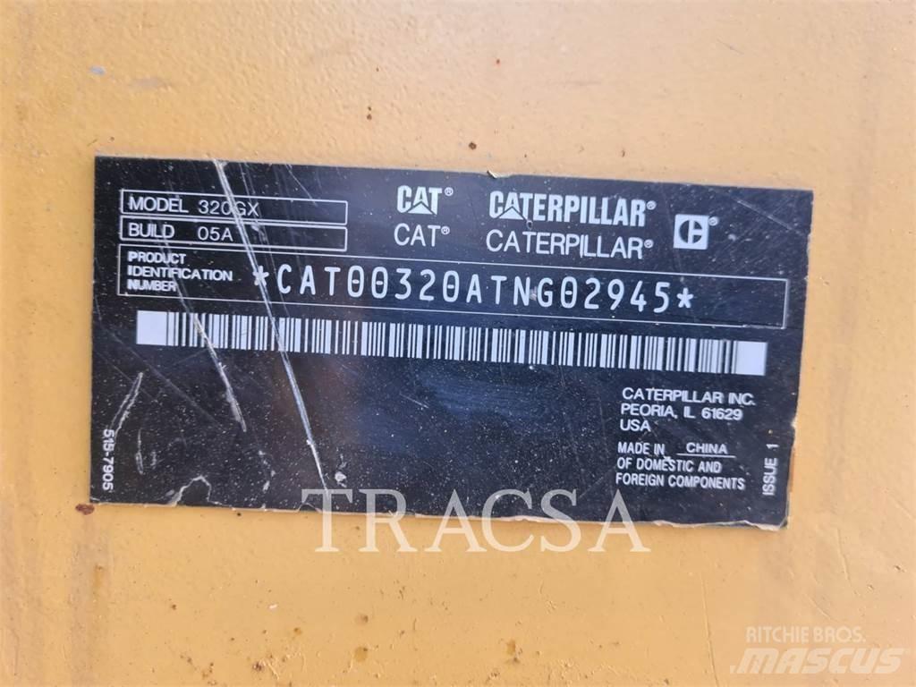 CAT 320GX Pásové rýpadlá