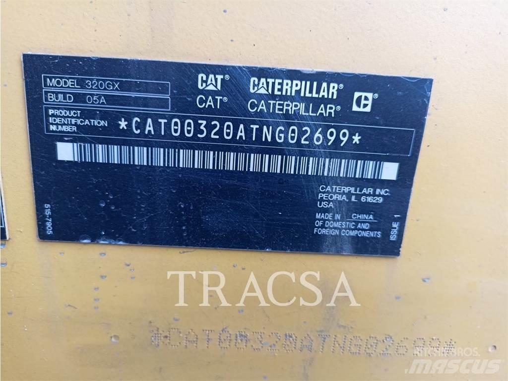 CAT 320GX Pásové rýpadlá