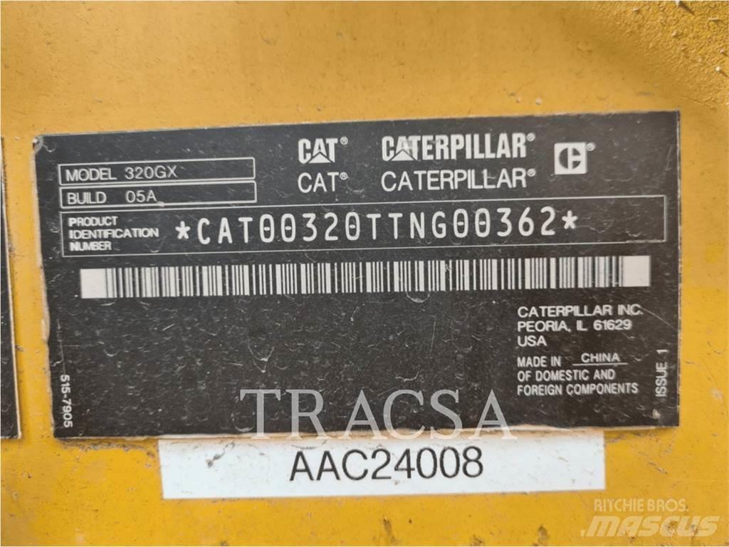 CAT 320GX Pásové rýpadlá