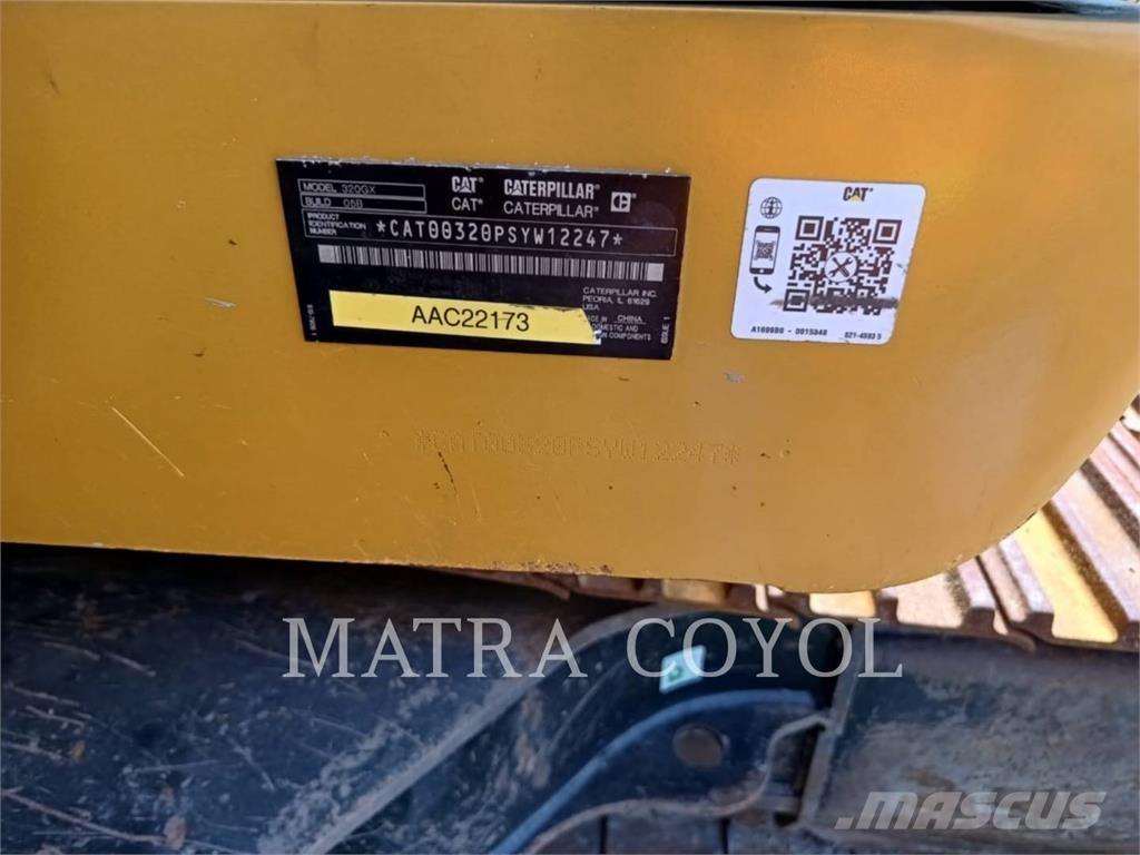 CAT 320GX Pásové rýpadlá