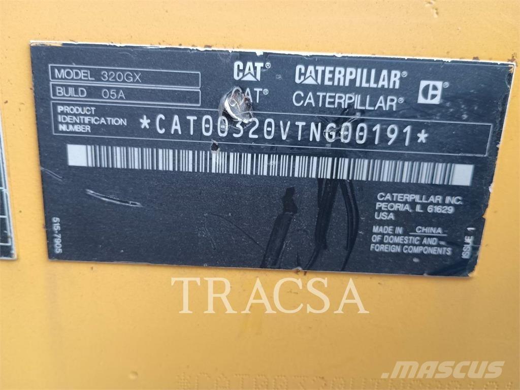 CAT 320GX Pásové rýpadlá