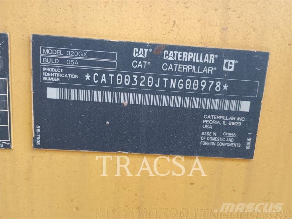 CAT 320GX Pásové rýpadlá