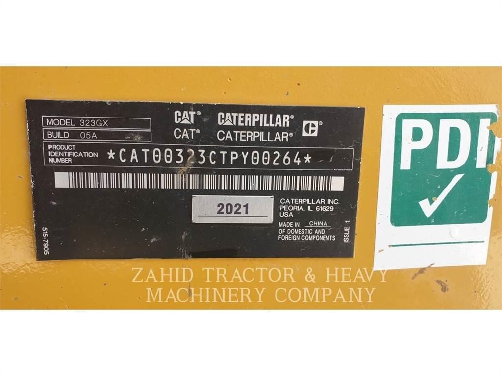 CAT 323-05GX Pásové rýpadlá