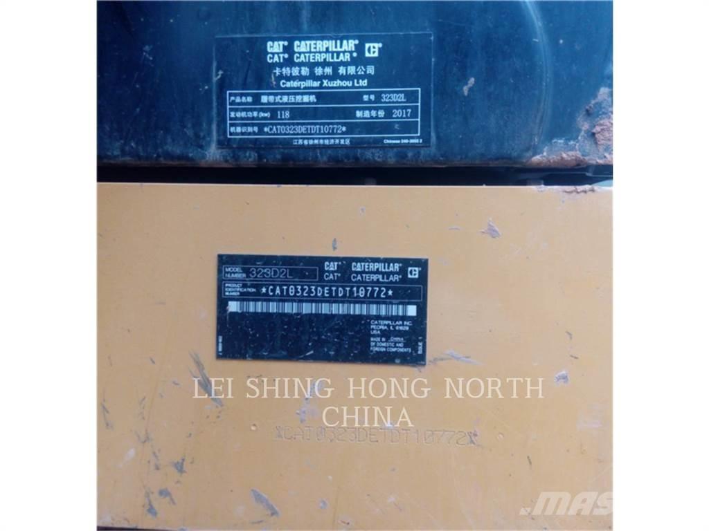 CAT 323D2L Pásové rýpadlá