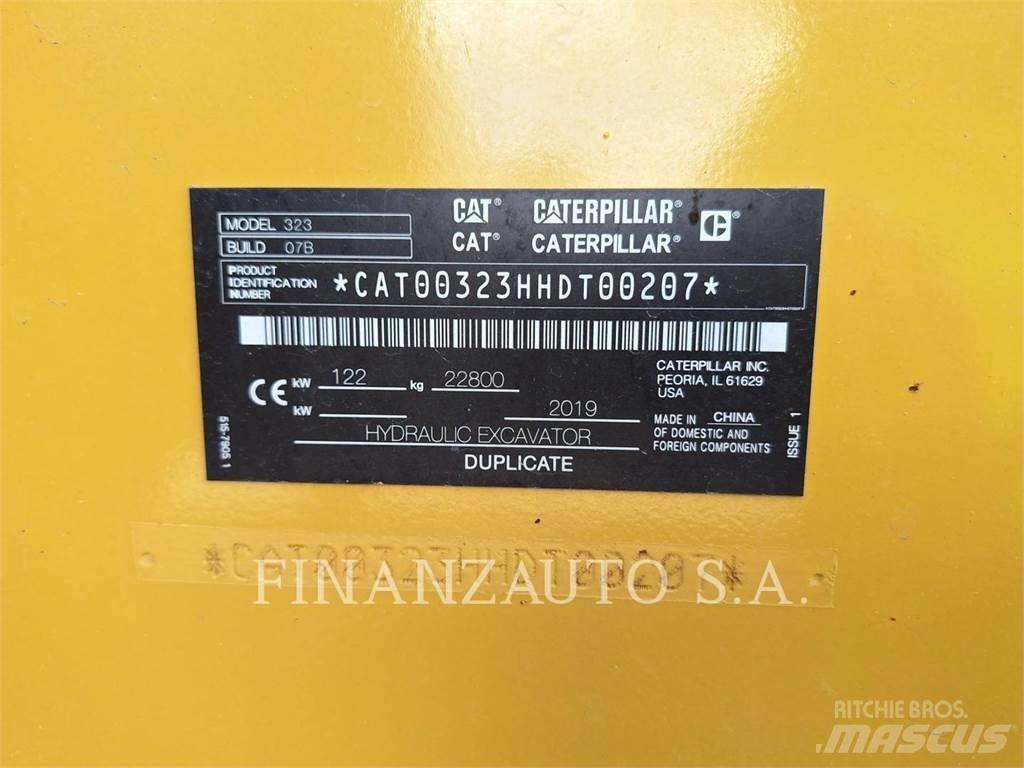 CAT 323E Pásové rýpadlá