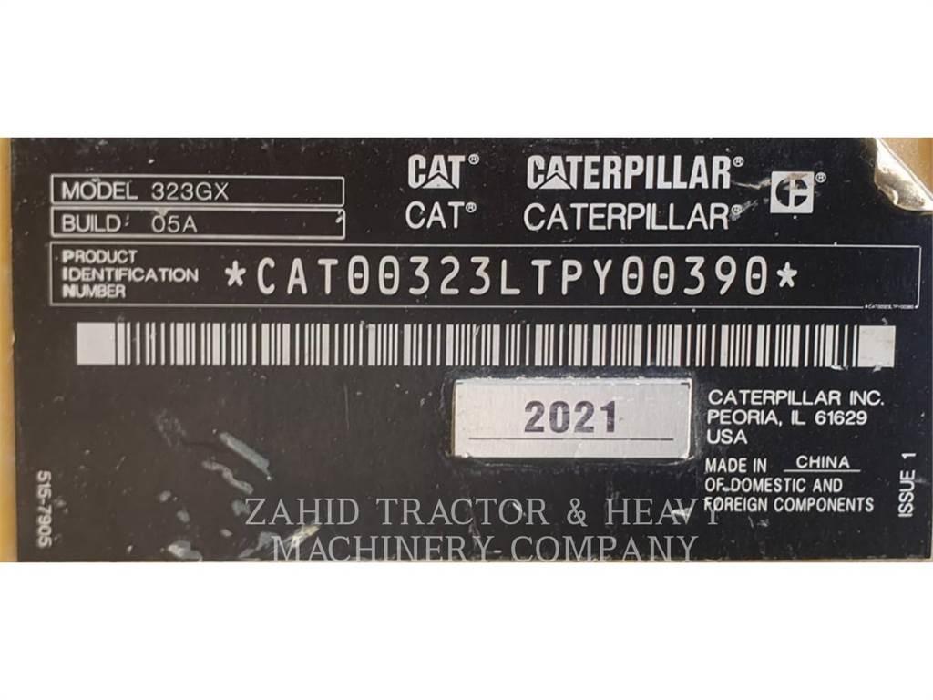 CAT 323GX Pásové rýpadlá